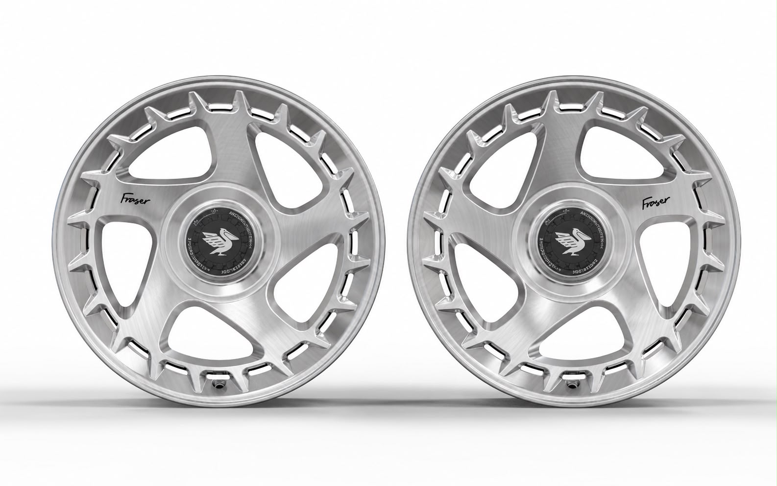 Updated Typspec 1 wheels shown from an angled studio view